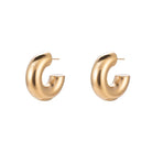 Bagel Hoop Earrings - GLITZ N PIECES