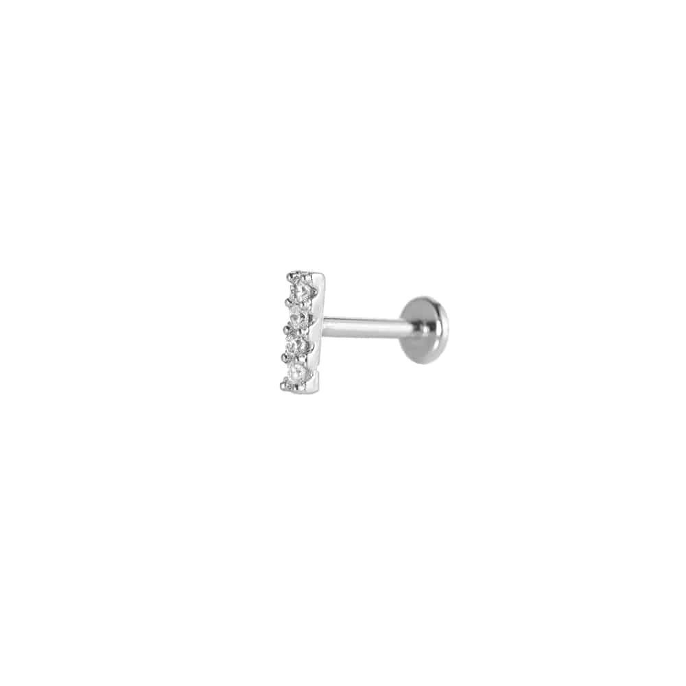 Bar Ear Piercing - GLITZ N PIECES