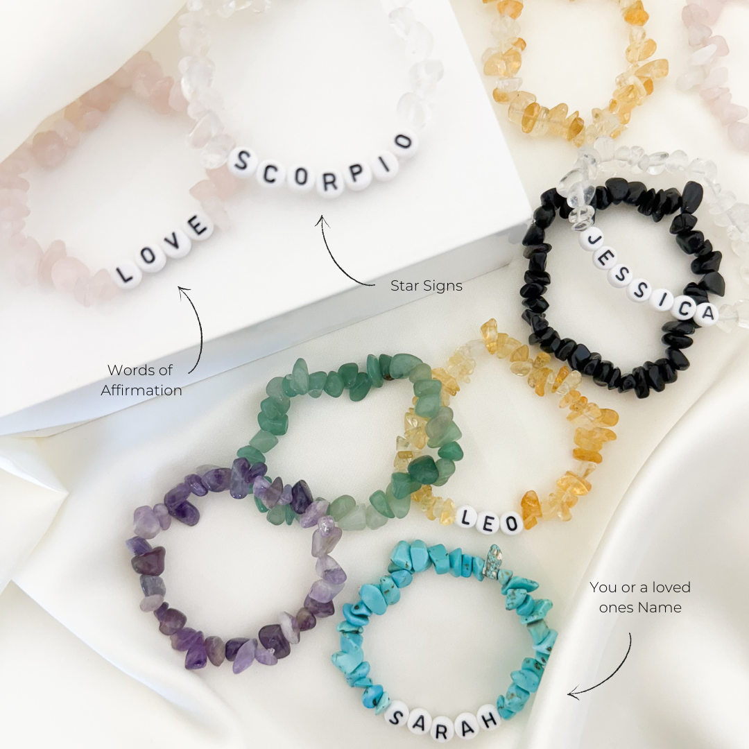 Personalised Crystal Healing Bracelet