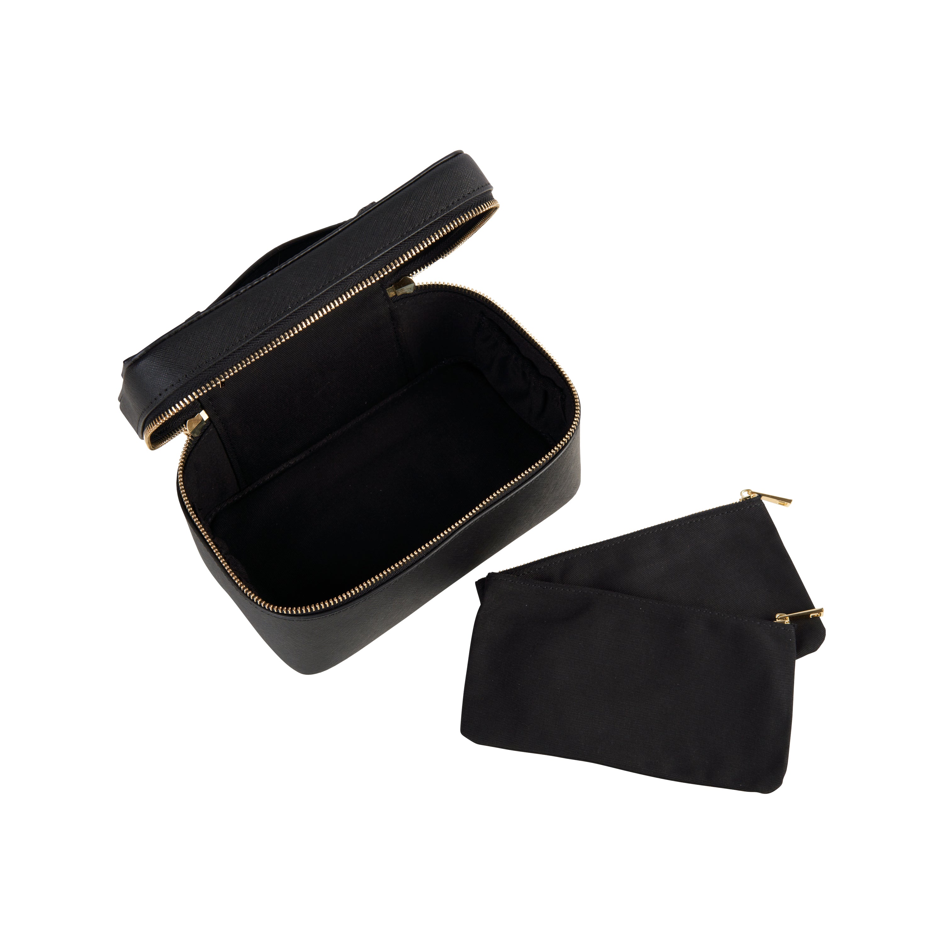 Vanity Case  - Black - GLITZ N PIECES