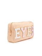 Cosmetic Bag - Small Beige - GLITZ N PIECES