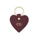 Love Heart Keyring - Burgundy - GLITZ N PIECES