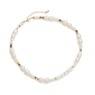 Personalised Friendship Necklace Pearl - Multicoloured - GLITZ N PIECES